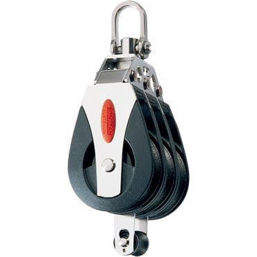Ronstan S40 BB Triple Block - becket, swivel shackle head (non-locking)