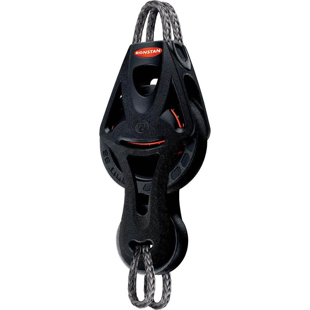 Ronstan Series 55 Ball Bearing Orbit Block™ - becket, fiddle, Dyneema® link head