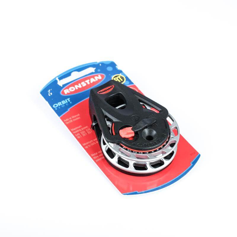 Ronstan Series 55 Kugellager Ratschen Orbit Blockª - Wangenblock, gegen den Uhrzeigersinn, automatisch & manuell