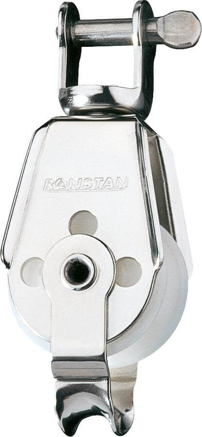 Ronstan S30 AP Single Block - becket, swivel shackle head