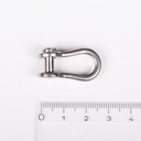 Ronstan Shackle, Narrow, Slotted Pin 3/16”, L:19mm, W:8mm