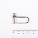 Ronstan Grillo, D lungo, Perno 4mm, L:26mm, W:10.3mm