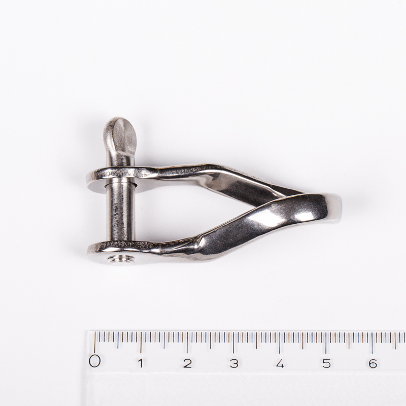 Ronstan Shackle, Twisted, Pin 1/4”, L:39mm, W:14mm