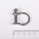 Ronstan Shackle, Bow, Pin 1/4”, L:21mm, W:19mm