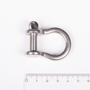 Ronstan Shackle, Bow, Pin 5/16”, L:27mm, W:22mm (in stock)