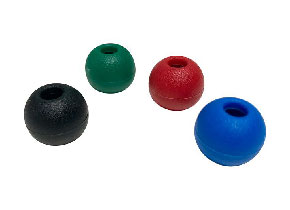 Stopper balls and shackle guards