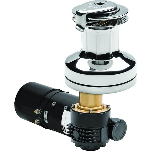 [R-RA2052011400] Andersen 52 1-Speed Electric (Horizontal) 24V Acciaio Inox E1 Winch (2-Speed Manual)