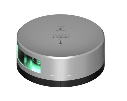 Lopolight 2NM 112.5° Feu de côté tribord, montage horizontal