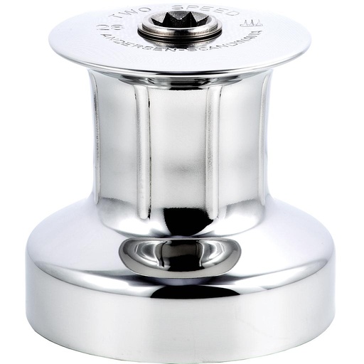[R-RA500028] Winche Andersen 28 Classic de 2 velocidades, tapa lisa, acero inoxidable