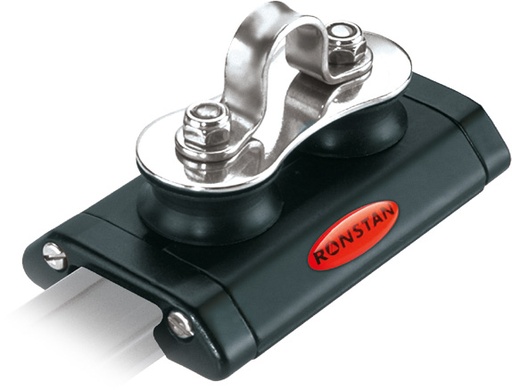 [R-RC11910] Chariot de rail de grand-voile Ronstan Série 19, 85mm, 2 poulies de commande