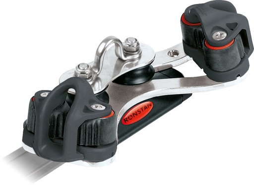 [R-RC11920] Ronstan Serie 19 Travellerwagen, 85mm, 2 Steuerscheiben, 2 Klemmen