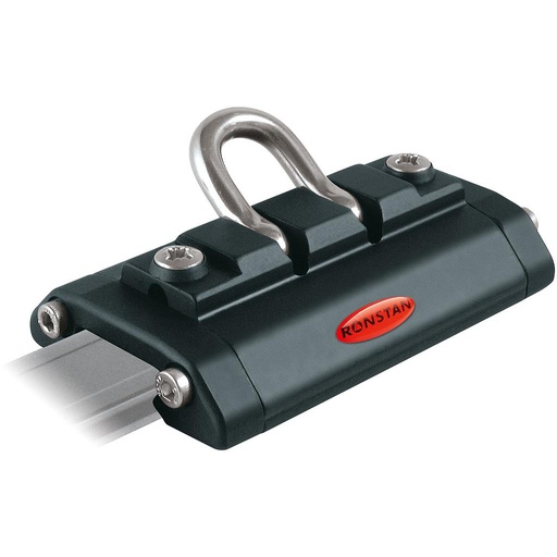 [R-RC12603] Chariot de rail de grand-voile Ronstan Série 26, 120mm, manille, 2x trous M6