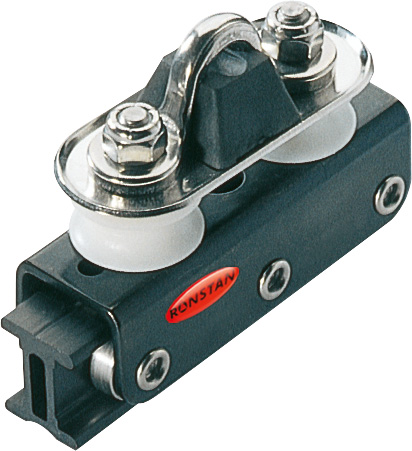 [R-RC61912] Ronstan Serie 19 Carro I-Beam, roldanas de control simples, 6 ruedas