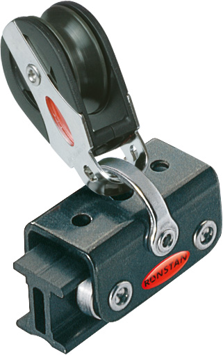[R-RC61945] Ronstan Series 19 Carrello I-Beam Fiocco Autovirante, Bozzello HL 30mm