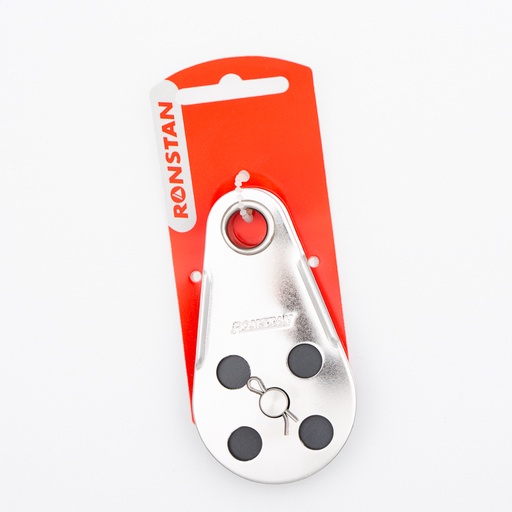 [R-RF103] Ronstan Wire Block, Tube Rivet Top, Nylatron Sheave