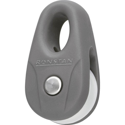 [R-RF13101G-2] Ronstan S15 AP Single Block - loop head, grey, 2-pack