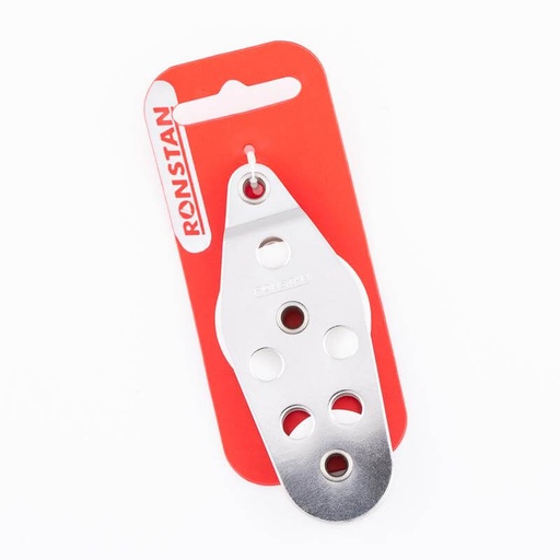 [R-RF186] Ronstan S30 AP Motón simple - violín, cabeza con remache tubular