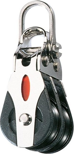 [R-RF20202] Ronstan S20 BB Double Block - 2-axis shackle head