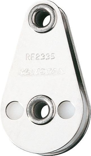 [R-RF2335] Ronstan S25 AP Single Block - narrow, tube rivet head