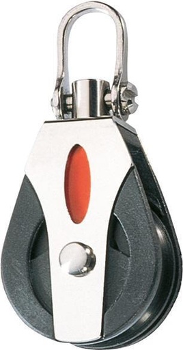 [R-RF30100] Ronstan S30 BB Single Block - swivel shackle head