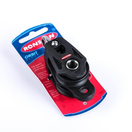 [R-RF35212] Ronstan Series 30 Ball Bearing Orbit Block™ - Double, becquet, tête manille non émerillon