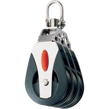 [R-RF40300] Ronstan S40 BB Triple Block - swivel shackle head (non-locking)