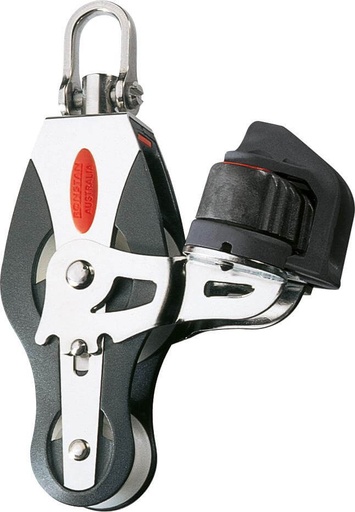 [R-RF41520] Ronstan S40 AP Single Block - Violinblock, verstellbare Klemme, Universal-Kopf