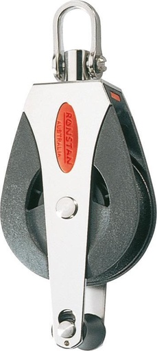 [R-RF50110] Ronstan S50 BB Single Block - becket, universal head