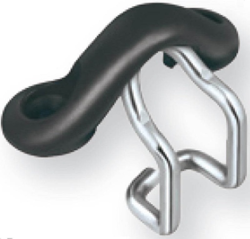 [R-RF5517] Ronstan Guide-bout HD pour C- & T-Cleat - Moyen, noir