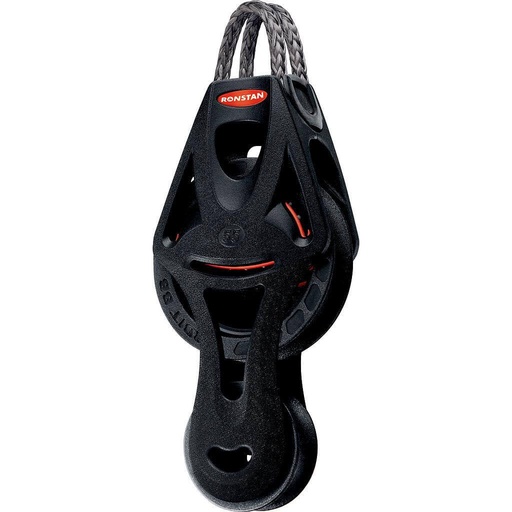 [R-RF55501] Ronstan Serie 55 Bozzello Orbit Block™ a sfere - violino, testa con attacco Dyneema® Link