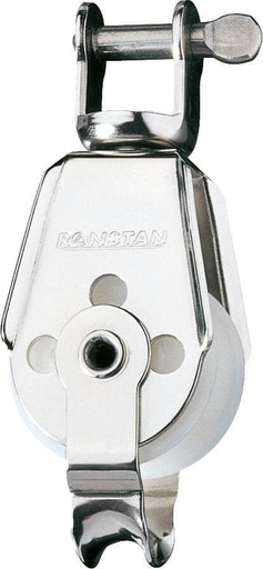 [R-RF567] Ronstan S30 AP Single Block - becket, swivel shackle head