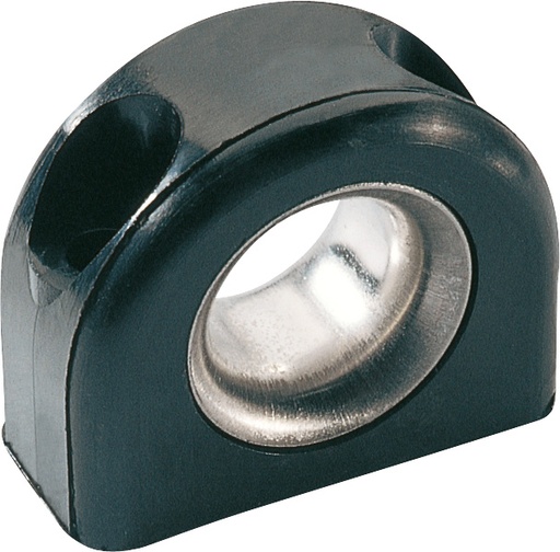 [R-RF59] Ronstan Pasacabos revestido en acero inoxidable, ID14mm Negro