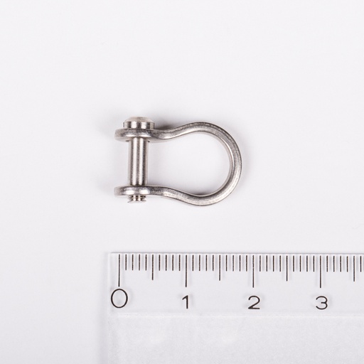 [R-RF613S] Ronstan Grillete, lira, Perno ranurado 3mm, L:13mm, W:9mm