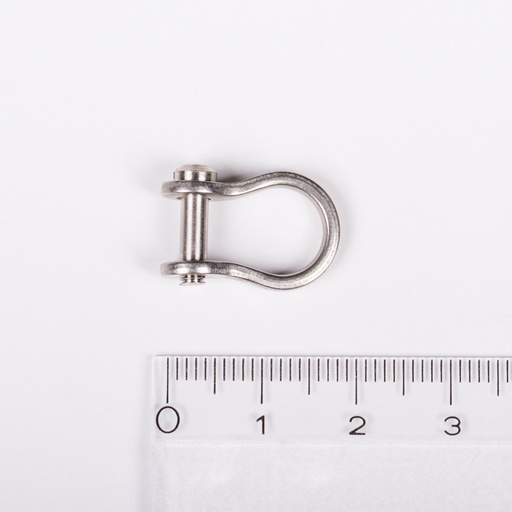 [R-RF613S] Ronstan Shackle, Bow, Slotted Pin 3mm, L:13mm, W:9mm