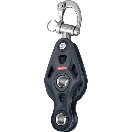 [R-RF64503] Ronstan S60 Coreblock™ Single block with 30mm fiddle and snap shackle