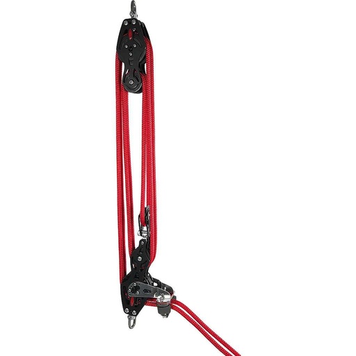 [R-RF72900] Ronstan Series 75 Sistema di scotta randa a due velocità 4:1 - 8: 1 - Bozzelli superiore e inferiore