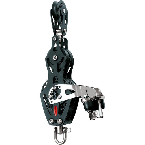 [R-RF72900B] Ronstan Serie 75 Zweigang-Großschotsystem 4:1 - 8: 1 - nur Unterblock