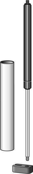 [SE-308-071-04] Kit de muelle de gas Selden (Rodkicker 10/duro)