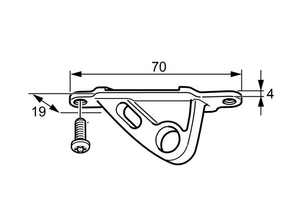 [SE-511-643-01] Corredera de kicker Selden B087/B104