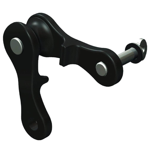 [T-TY1508-S] Tylaska H8 Manille de drisse 2:1 fendue en aluminium