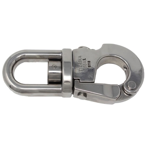 [T-SS40L-S] Tylaska SS40L Gancio di sollevamento certificato con perno a pulsante - Grillo standard