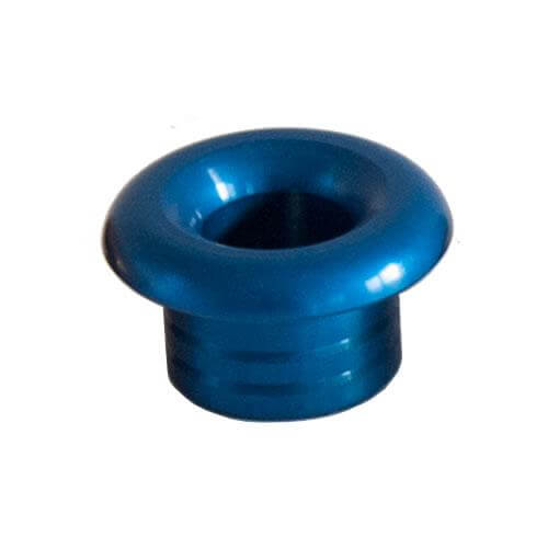 [AB-A.439A-B] Allen Brothers Casquillo de cubierta de aluminio azul 8mm de profundidad