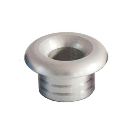 [AB-A.439A-S] Allen Brothers Passe-pont de pont en aluminium argent - 8mm de profondeur