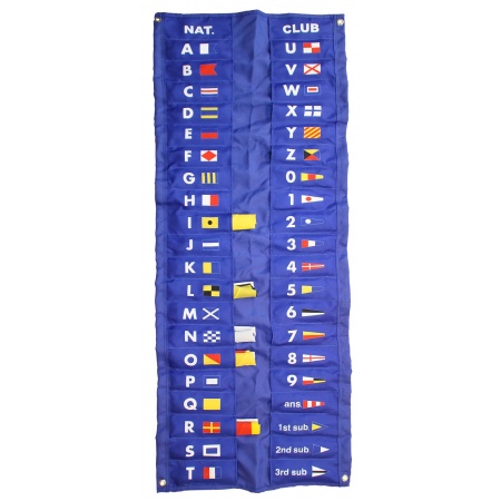 [RL-DV98S] Signalflaggen-Set 20x30cm Nylontasche