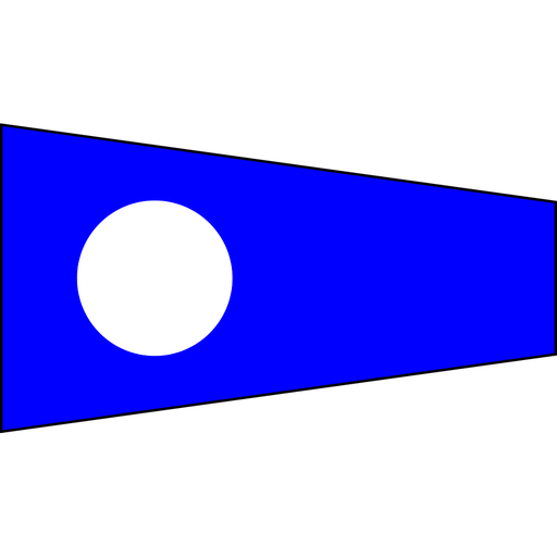[RL-DVS-02] ForSail Bandera de señales "2" 30x45cm