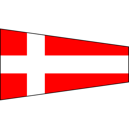 [RL-KAS-04] ForSail Bandera de señales "4" 20x65cm