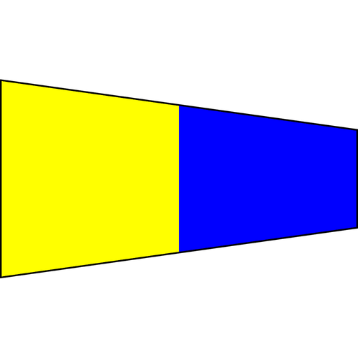 [RL-KAS-05] ForSail Signal flag "5" 20x65cm