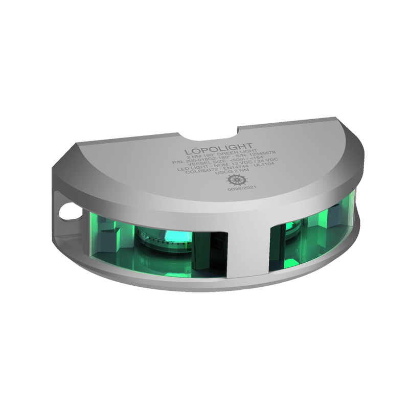 Lopolight 2nm 180° luz verde w/cable de 0,75m