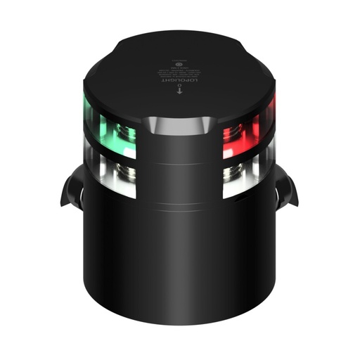[LL-201-007-B TB] Lopolight 2nm Tri-Anchor, black w/IP68 base & connector