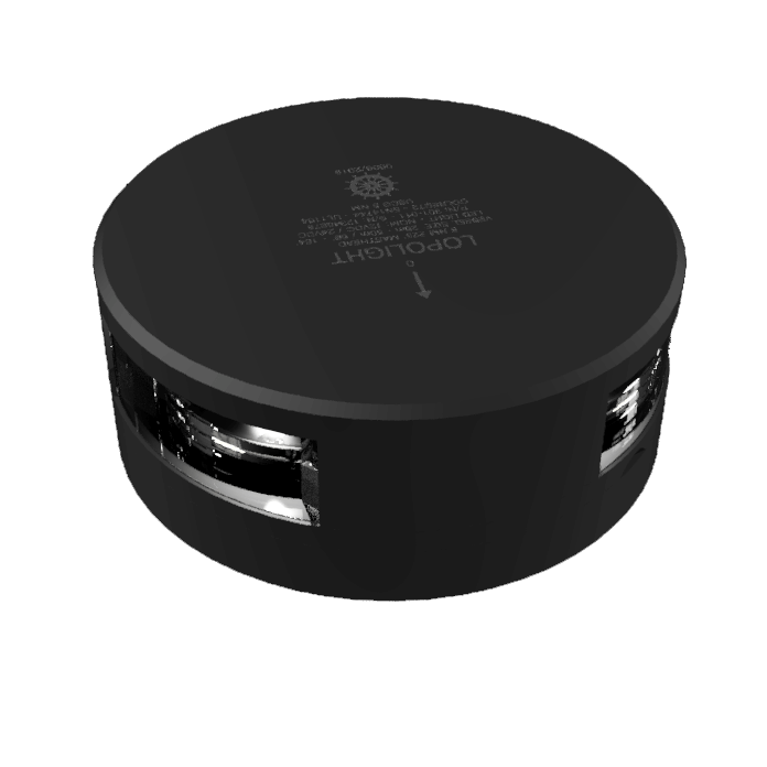 [LL-301-011KL-B-UL] Lopolight 5nm fanale di testa d'albero, nero anodizzato